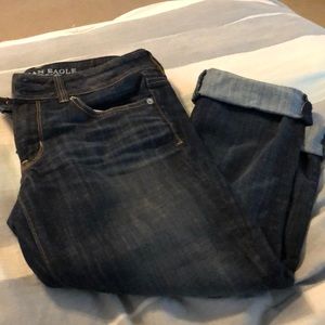 American Eagle cropped jeans